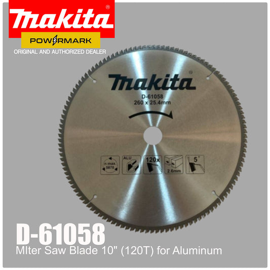MAKITA D-61058 Miter Saw Blade 10" (120T) for Aluminum