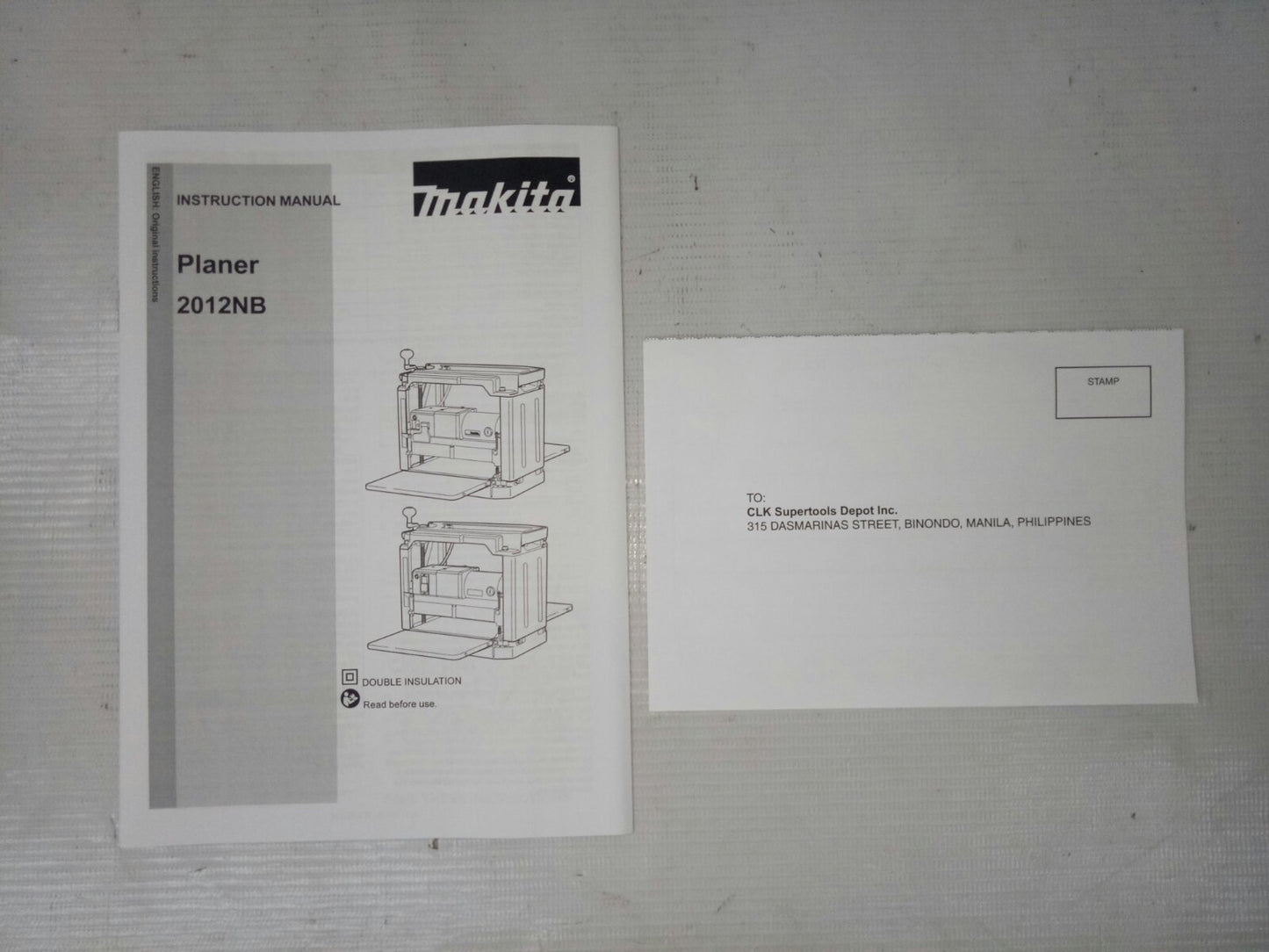 MAKITA 2012NB Thickness Planer 12" (1650W)