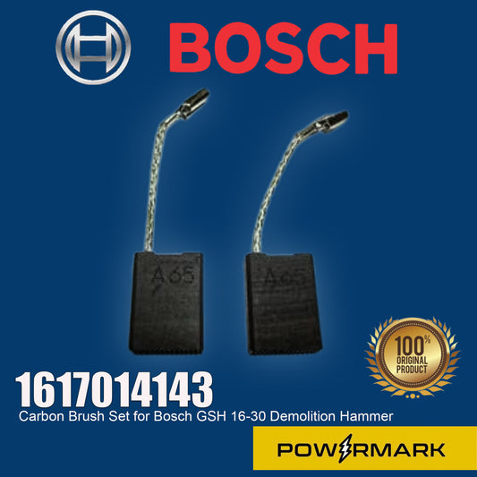 BOSCH 1617014143 Carbon Brush Set for Bosch GSH 16-30 Demolition Hammer