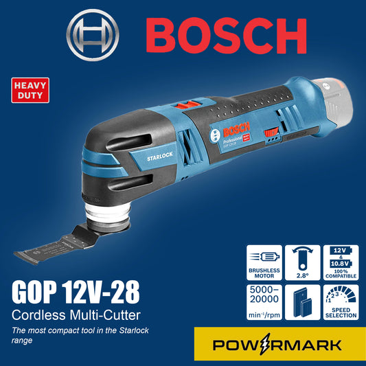 BOSCH GOP 12V-28 Brushless Cordless Multi-Cutter (Bare Tool)