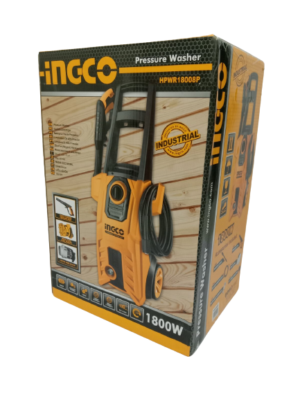 INGCO HPWR18008P Portable High Pressure Washer 1800W