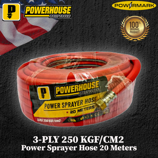 POWERHOUSE 3-PLY 250 KGF/CM2 Power Sprayer Hose 20 Meters