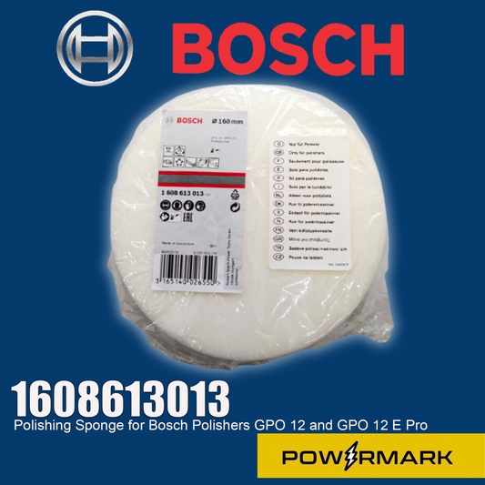 BOSCH 1608613013 Polishing Sponge for Bosch Polishers GPO 12 and GPO 12 E Pro