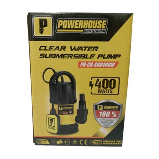 POWERHOUSE PH-CO-SUB400W Clear Water Submersible Pump 400W