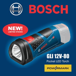 BOSCH GLI 12V-80 Cordless Pocket LED Torch (Bare Tool)
