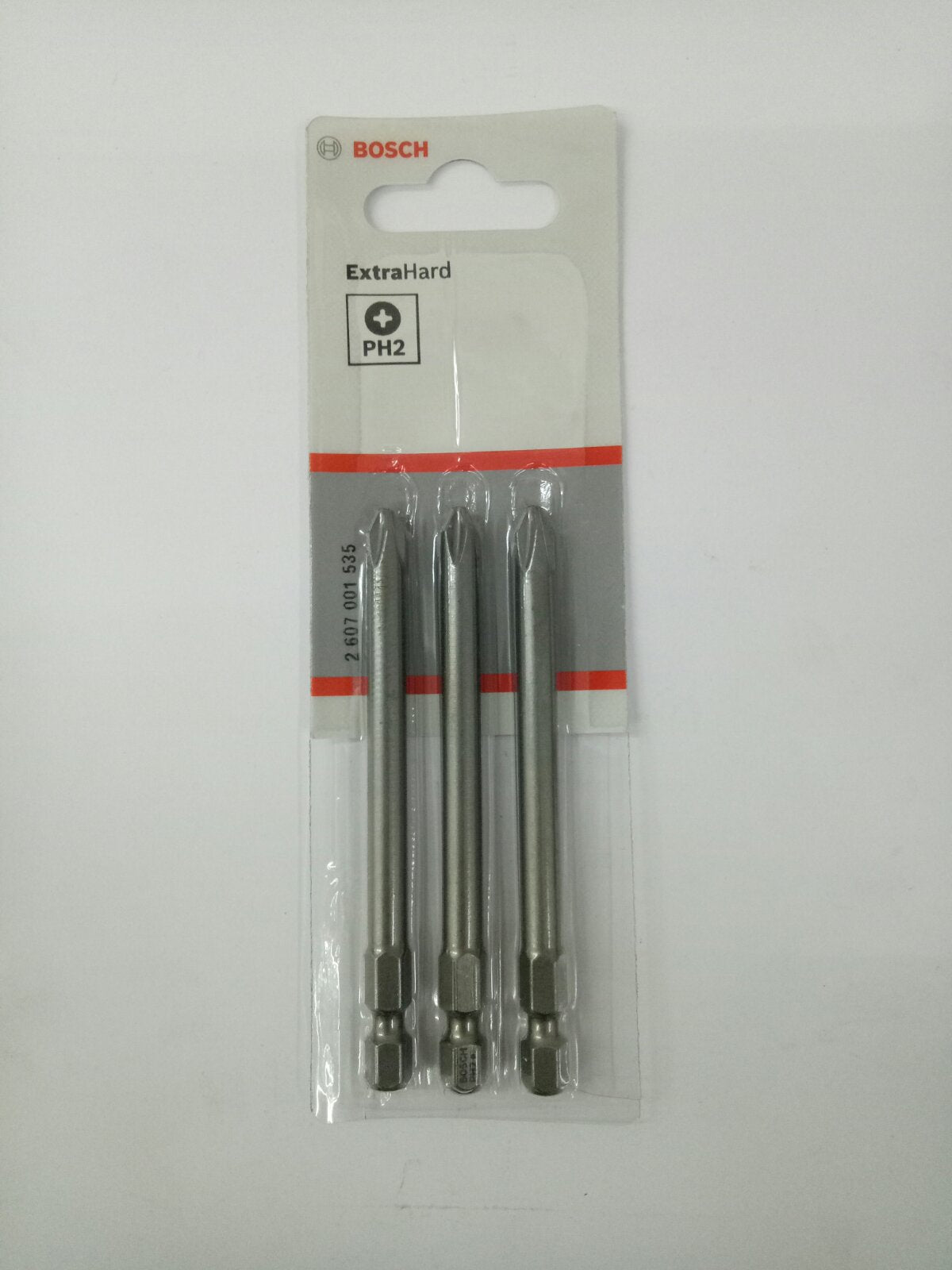 BOSCH 2607001535 Screwdriver Bit PH2 (89mm) x 3