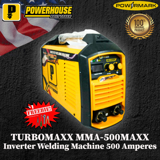 POWERHOUSE TURBOMAXX MMA-500MAXX Inverter Welding Machine 500 Amperes + FREEBIE TOOL