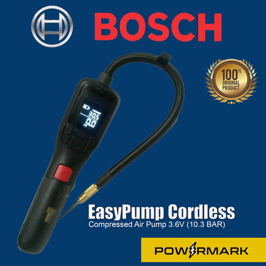 BOSCH EasyPump Cordless Compressed Air Pump 3.6V (10.3 BAR)