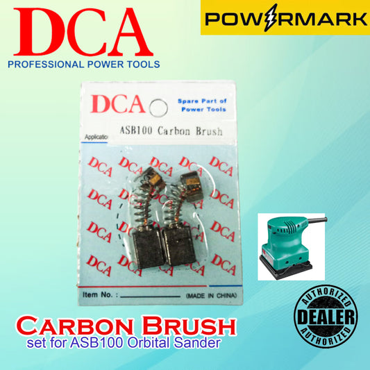 DCA Carbon Brush set for ASB100 Orbital Sander