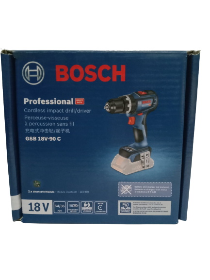 BOSCH GSB 18V-90 C BRUSHLESS Professional Cordless Impact Drill 18V (BARETOOL)
