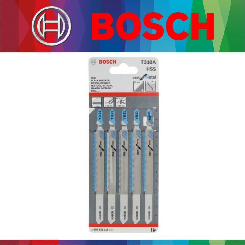 BOSCH Jigsaw Blade T318A 5pcs