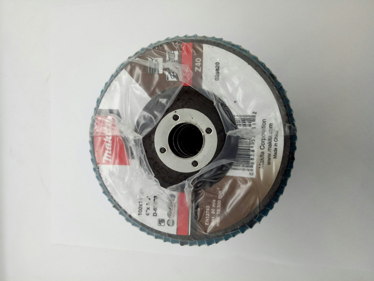 MAKITA D-63719 Abrasive Grinding Flap Disc Z Type 4" for Metal and Stainless (Economy) A60 Grit 10pcs