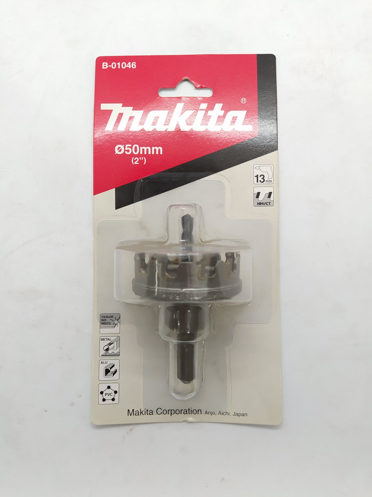 MAKITA B-01046 (50mm") TCT Hole Saw for Metal, Aluminum and PVC
