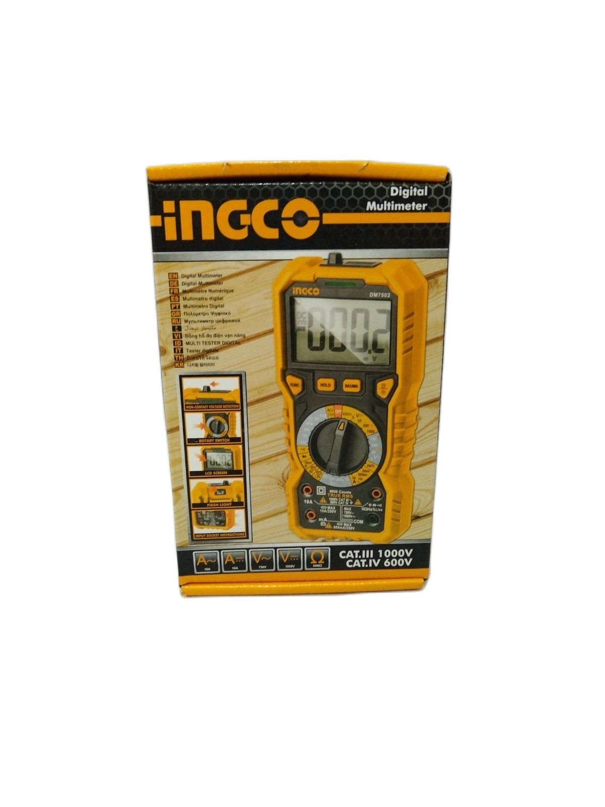 INGCO DM7502 Digital Multimeter 1000 Volts