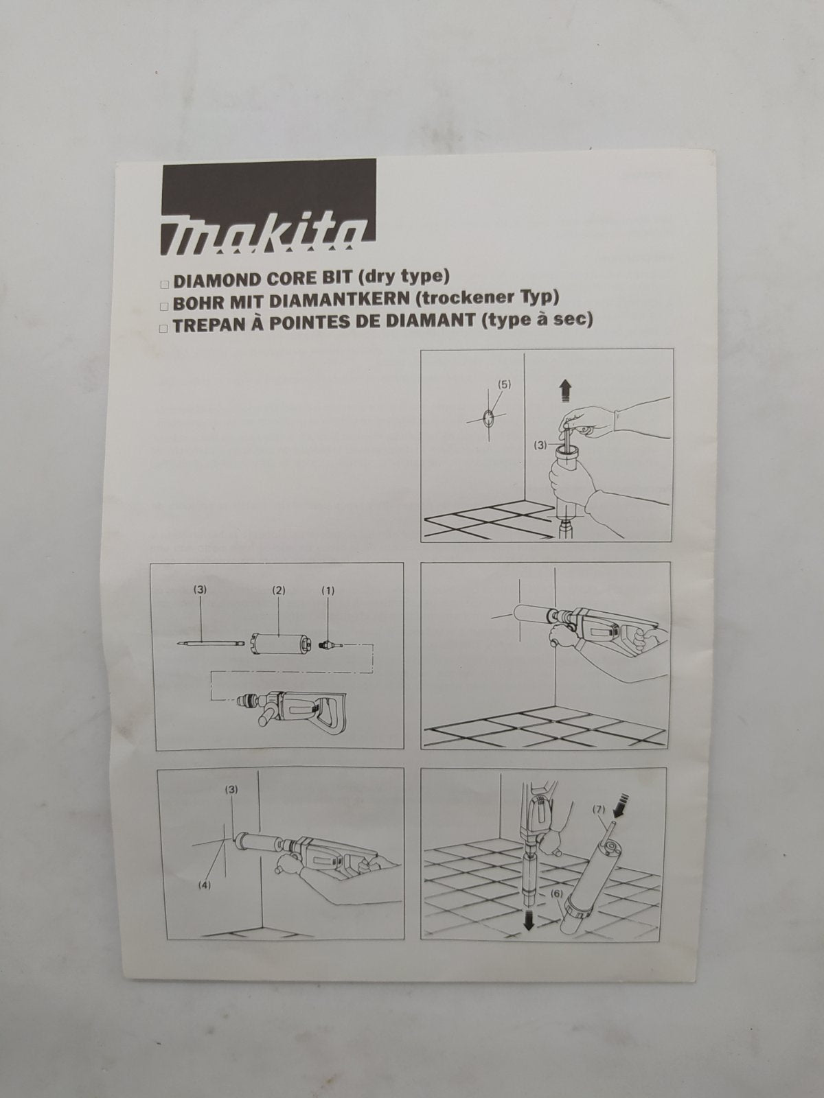 MAKITA A-80488 Diamond Core Bit 105mm for DBM130 and 8406