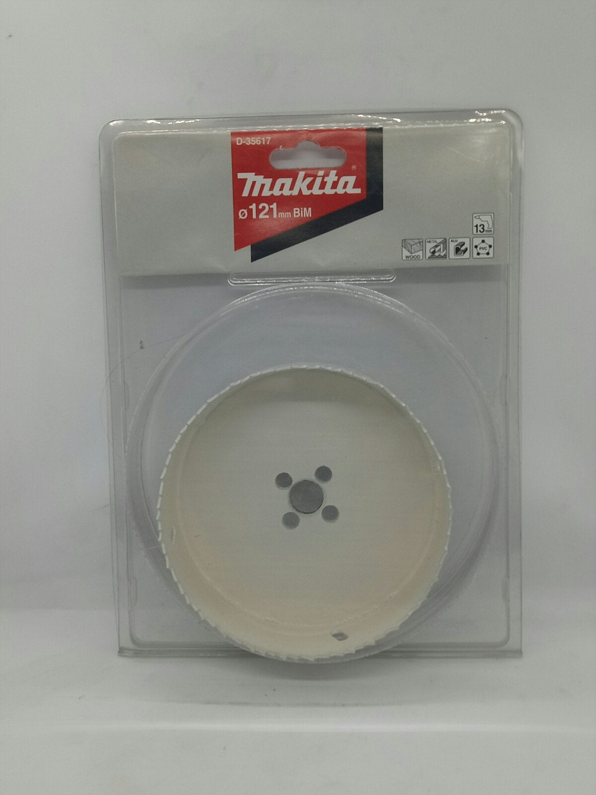 MAKITA D-35617 BiM (Bi-Metal) Hole Saw for Sheet Metal 121mm