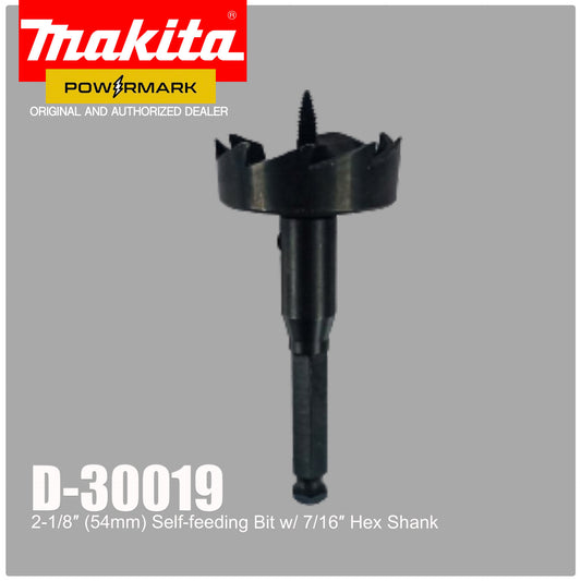 MAKITA D-30019 – 2-1/8″ (54mm) Self-feeding Bit w/ 7/16″ Hex Shank
