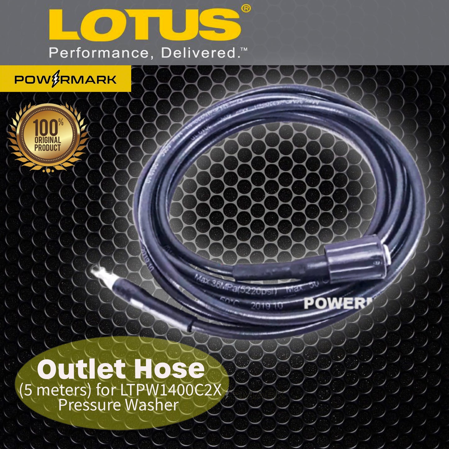 LOTUS Discharge Hose / Outlet Hose for LTPW1400C2X Pressure Washer