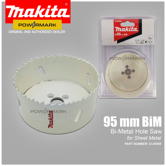 MAKITA D-35558 BiM (Bi-Metal) Hole Saw for Sheet Metal 95mm