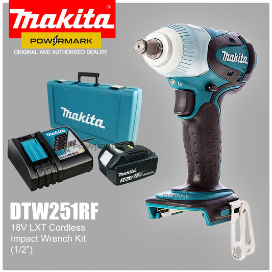 MAKITA DTW251RF Cordless Impact Wrench18V LXT® Li-Ion [Kit] (1/2″)