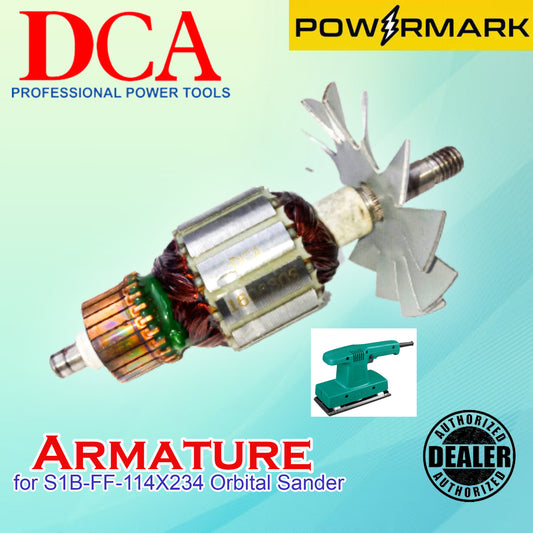 DCA Armature for S1B-FF-114X234 Orbital Sander