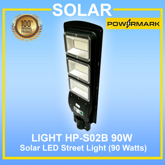SOLAR LIGHT HP-S02B 90W Solar LED Street Light (90 Watts)