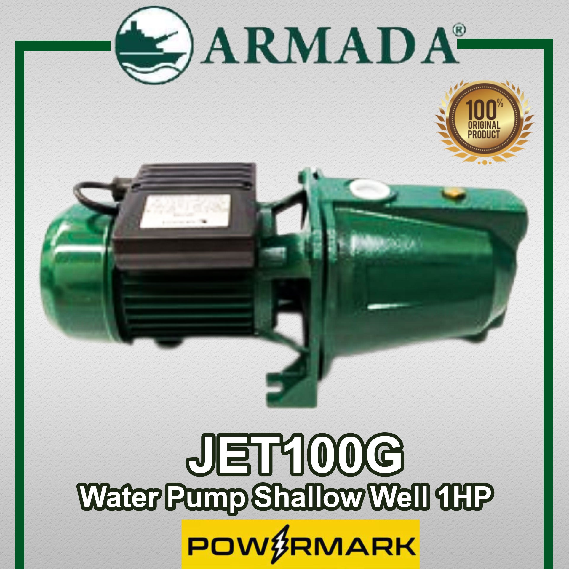 ARMADA JET100G Water Pump Shallow Well 1HP Powermark