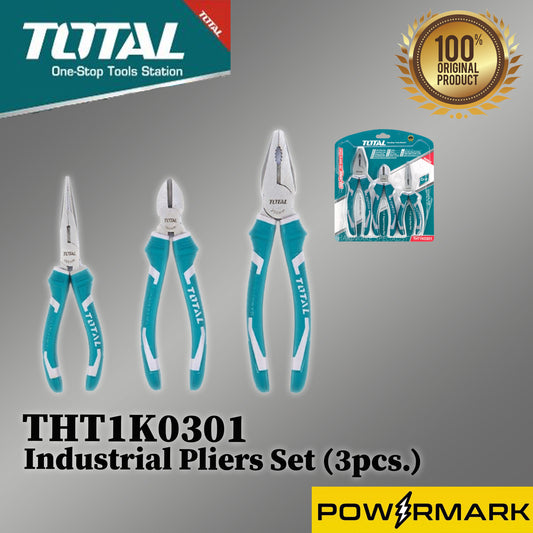 TOTAL THT1K0301 Industrial Pliers Set (3pcs.)