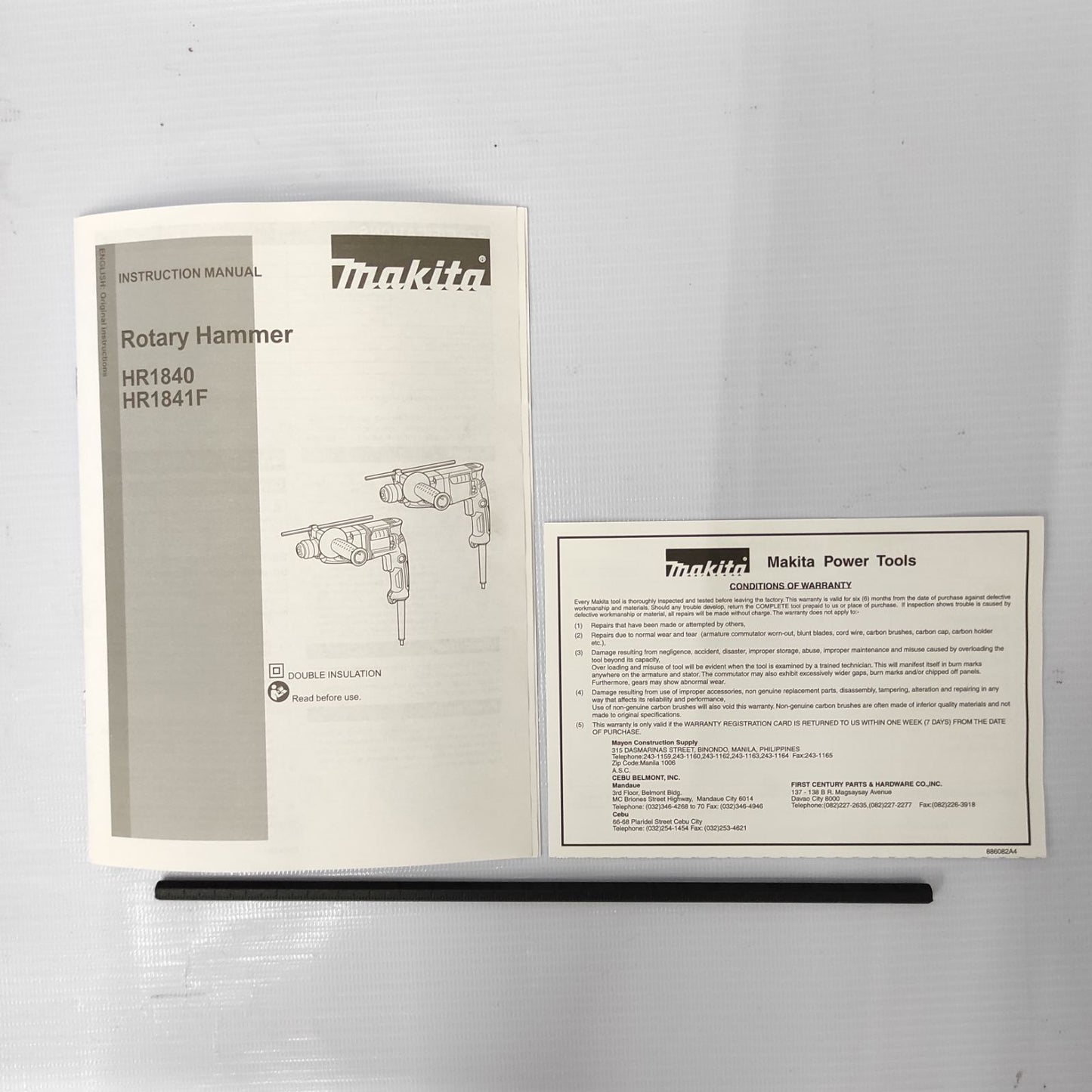 MAKITA HR1841F Rotary Hammer 1.4 J 470W