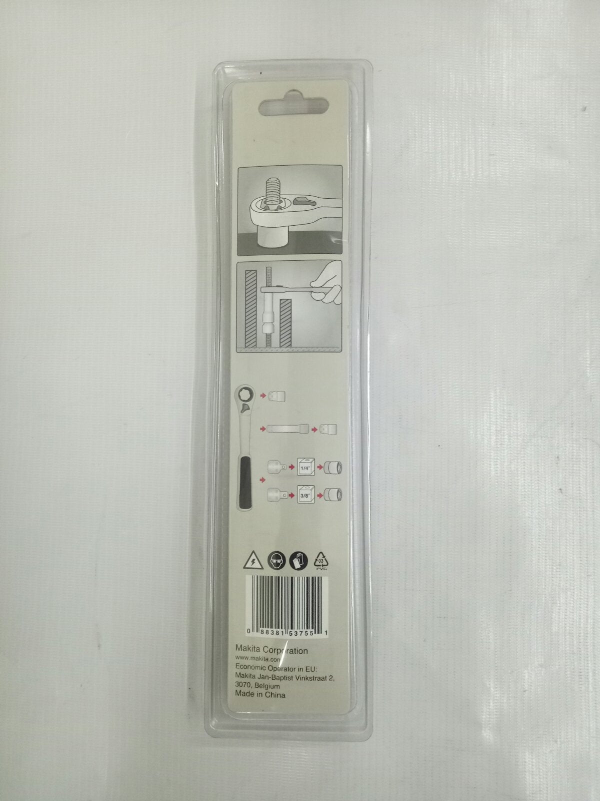 MAKITA B-65610 Pass-Thru Straight Ratchet Handle