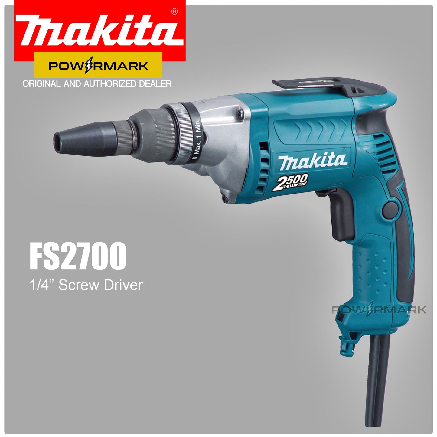 MAKITA FS2700 Drywall Screwdriver 570W (1/4″)