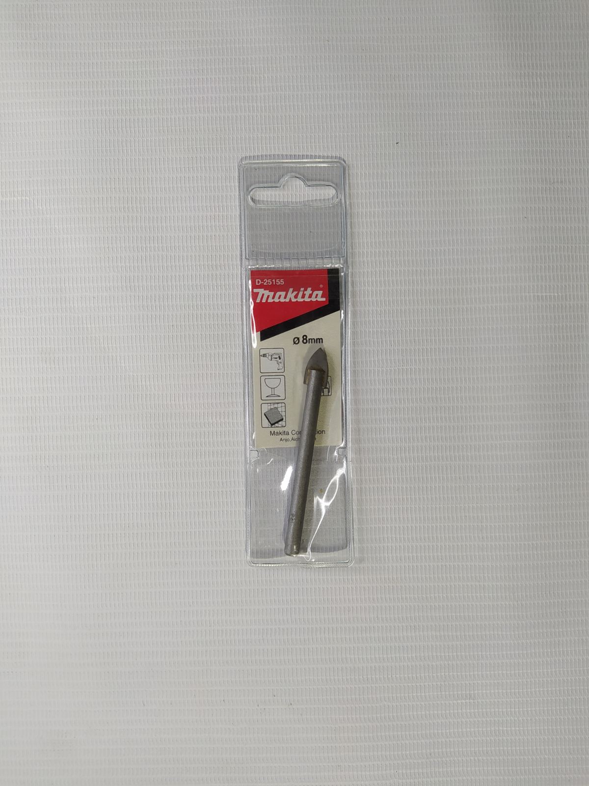 MAKITA D-25155 Glass Bit Straight Shank 8mm