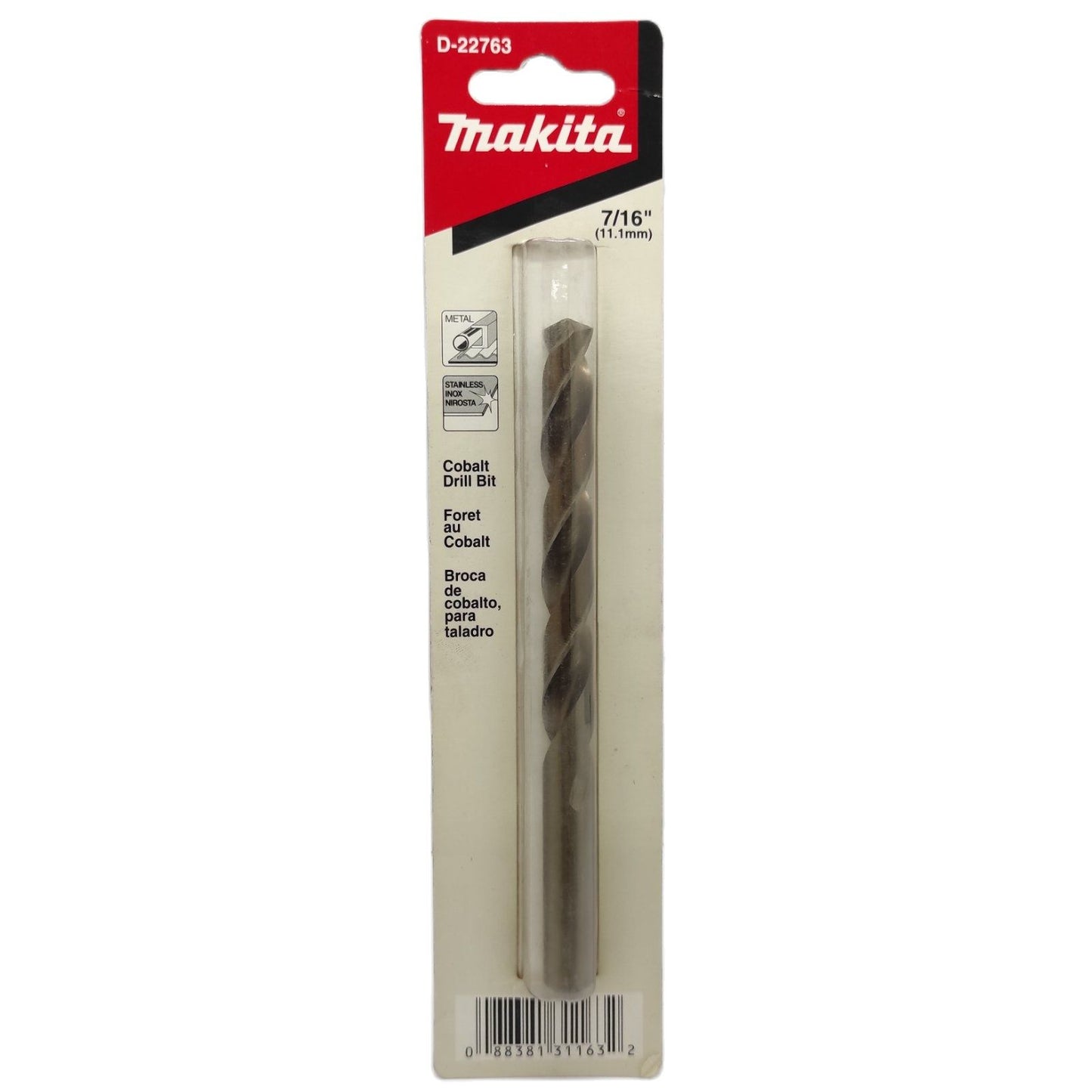 MAKITA D-22763 HSS-Co Metal Drill Bit 7/16″ (5% Cobalt)