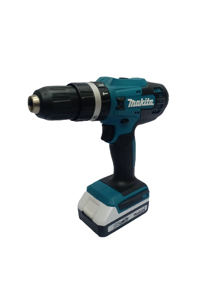 MAKITA HP488D006 Cordless Hammer Driver Drill with Charger and Batteries Set (18V 2.0Ah)