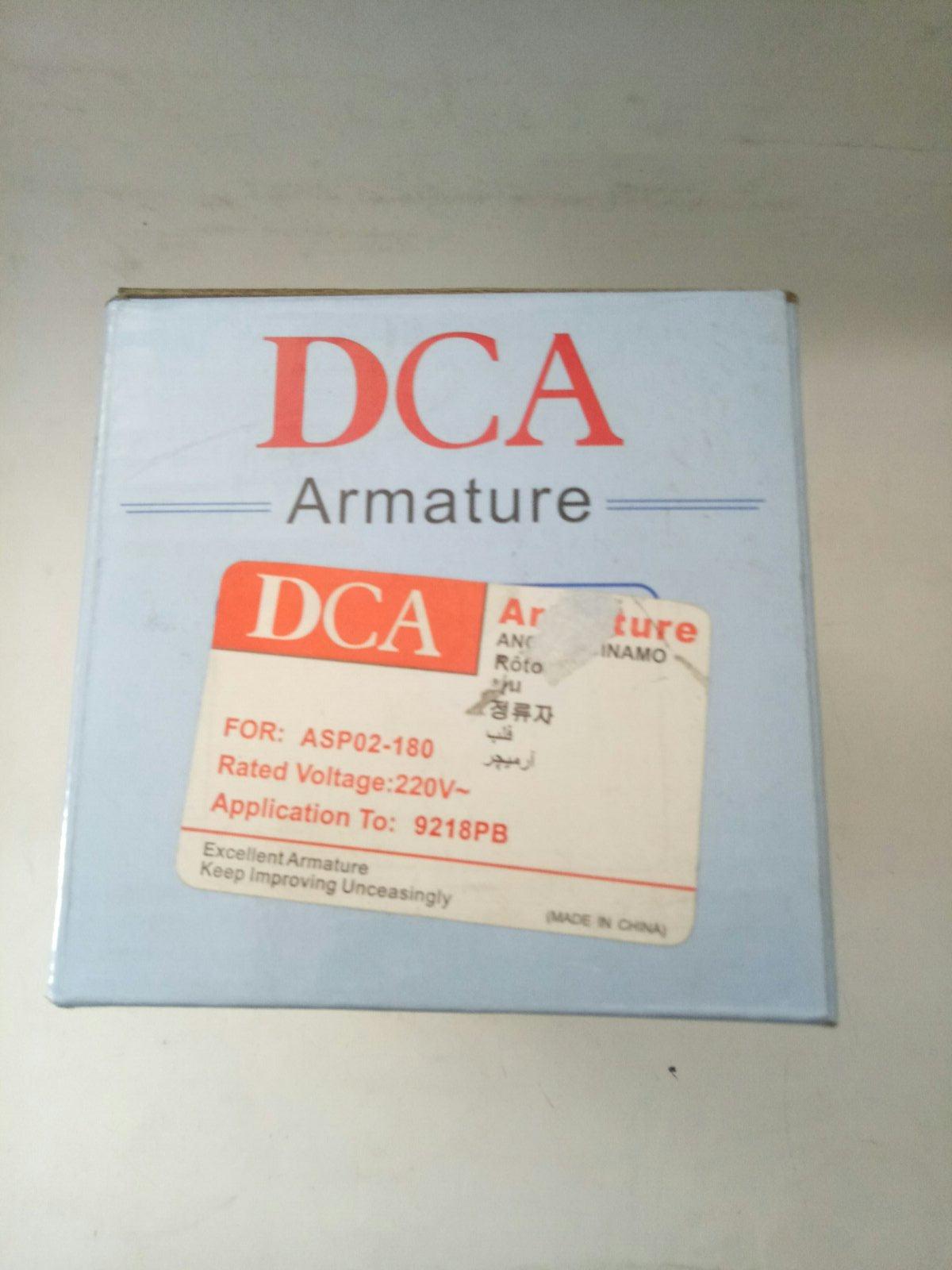 DCA Armature for ASP02-180 Buffing Polisher