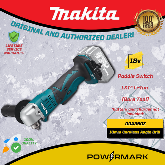 MAKITA DDA350Z Cordless Angle Drill, Paddle Switch 18V LXT® Li-Ion [Bare Tool] 10mm Made in Japan