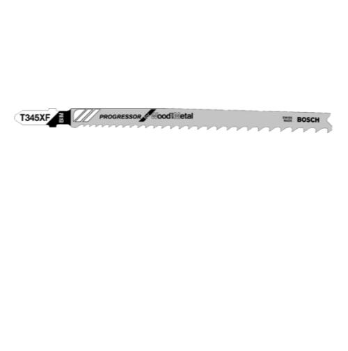 BOSCH T 345 XF 3 pcs. Jigsaw Blades for Wood and Metal