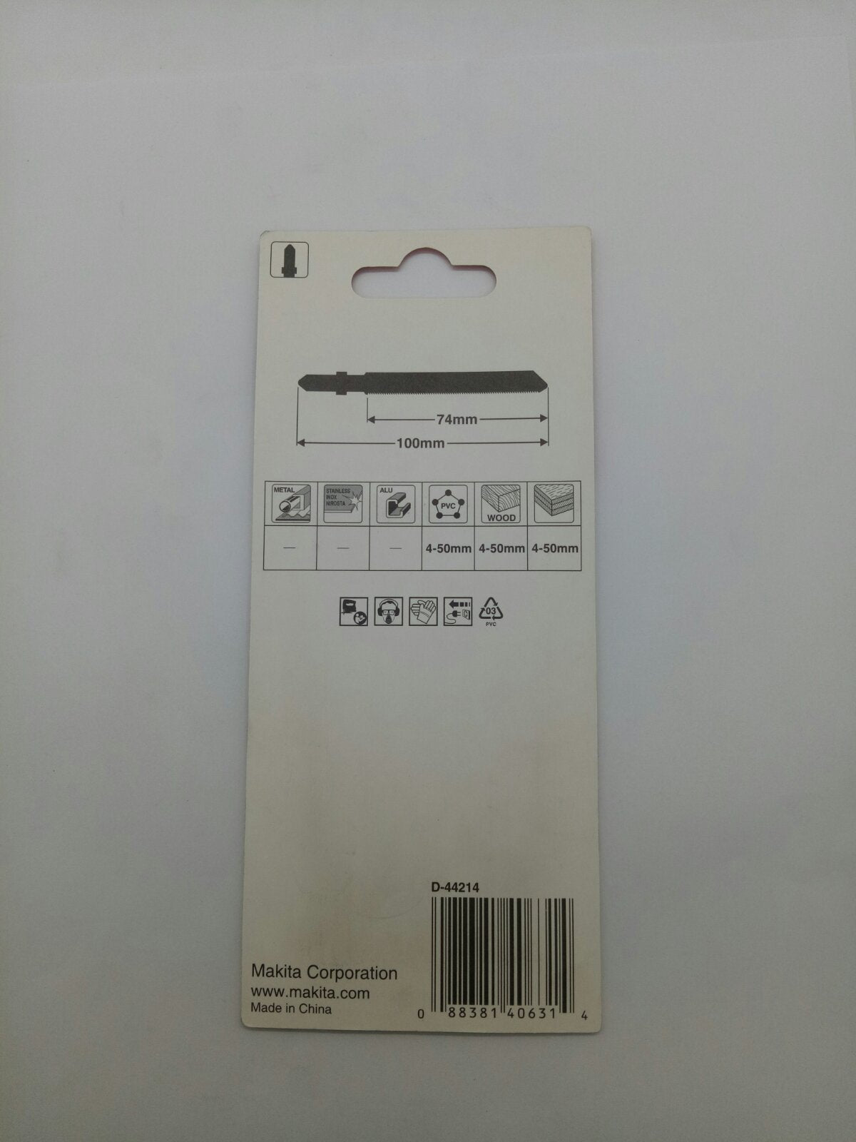 MAKITA D-44214 Jig Saw Blade for Mild Metal 74mm (5pcs)