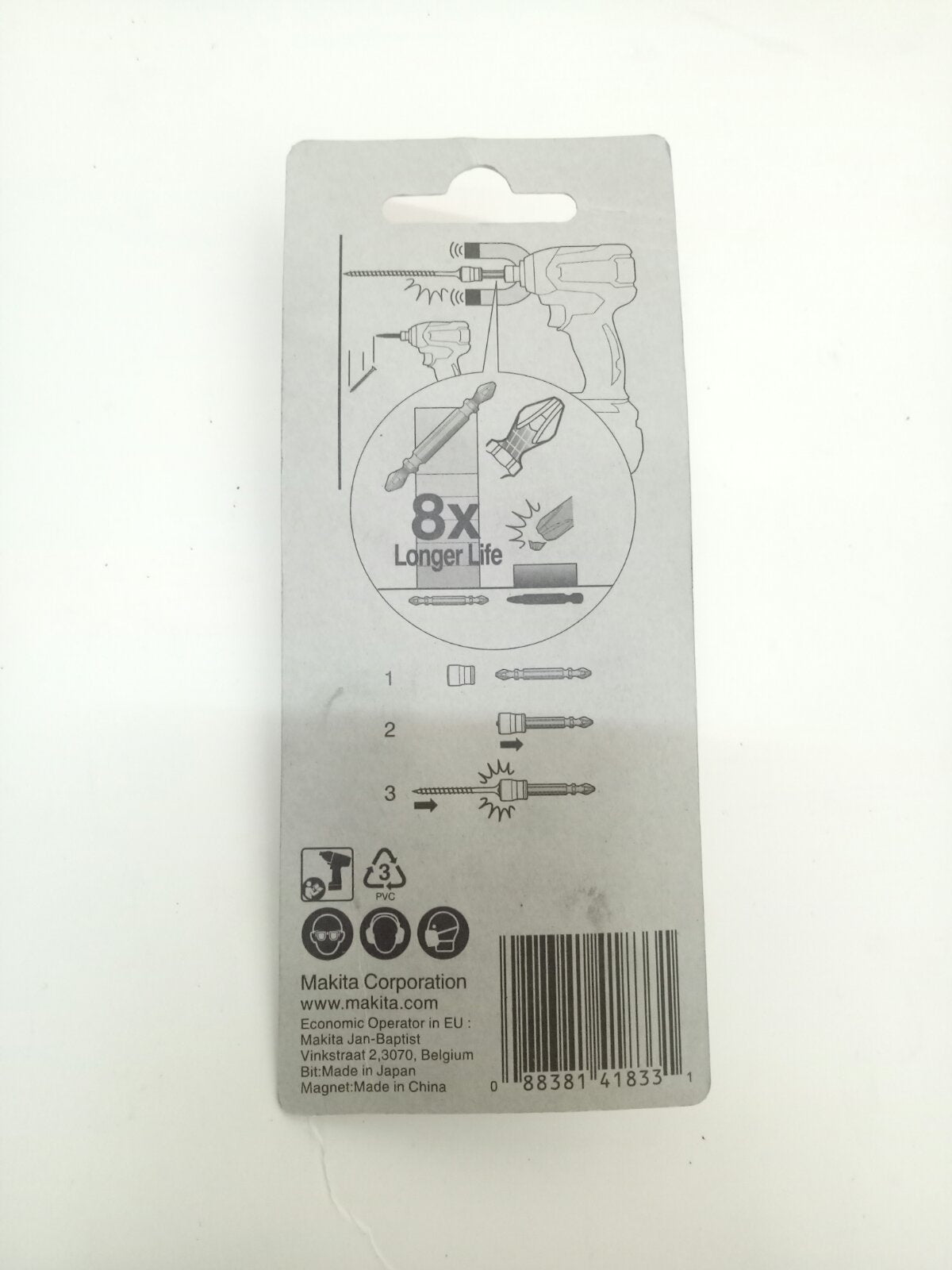 MAKITA B-30483 Impact Gold Magnetic Double-Ended Driver Bit Screws Holder