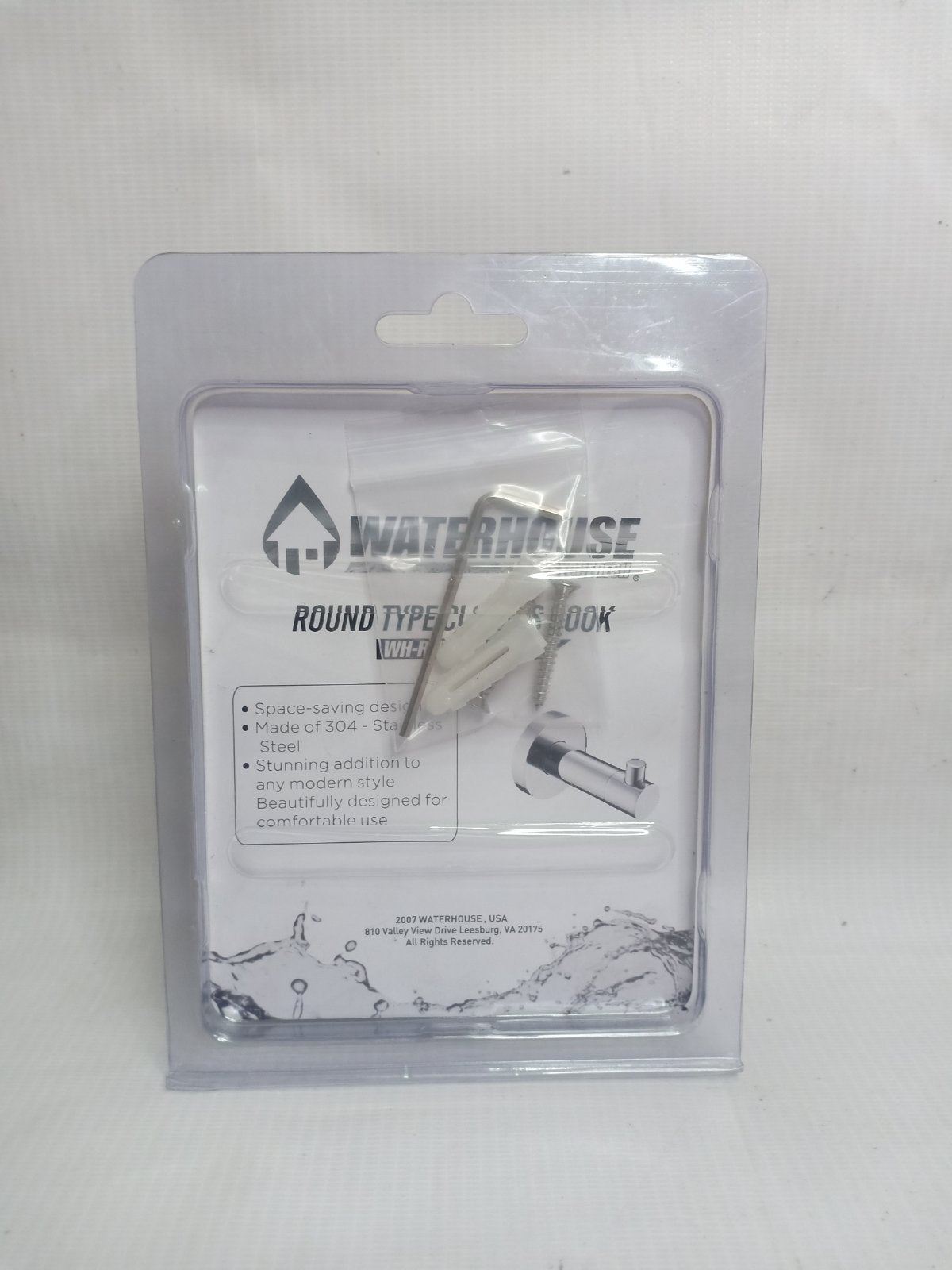 WATERHOUSE WH-RNDHOOK1-SUS Round Type Clothes Hook