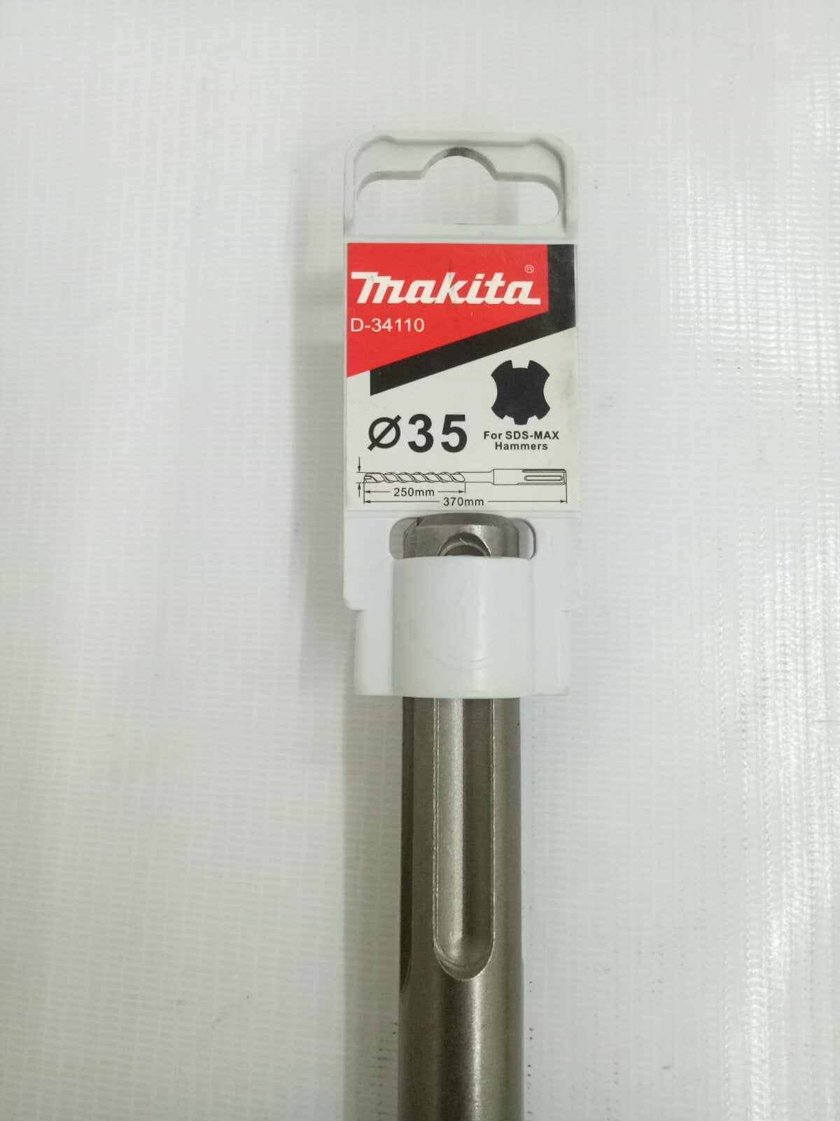 MAKITA D-34110 TCT Drill Bit (4 Cutter) for SDS-MAX Hammers 35mm