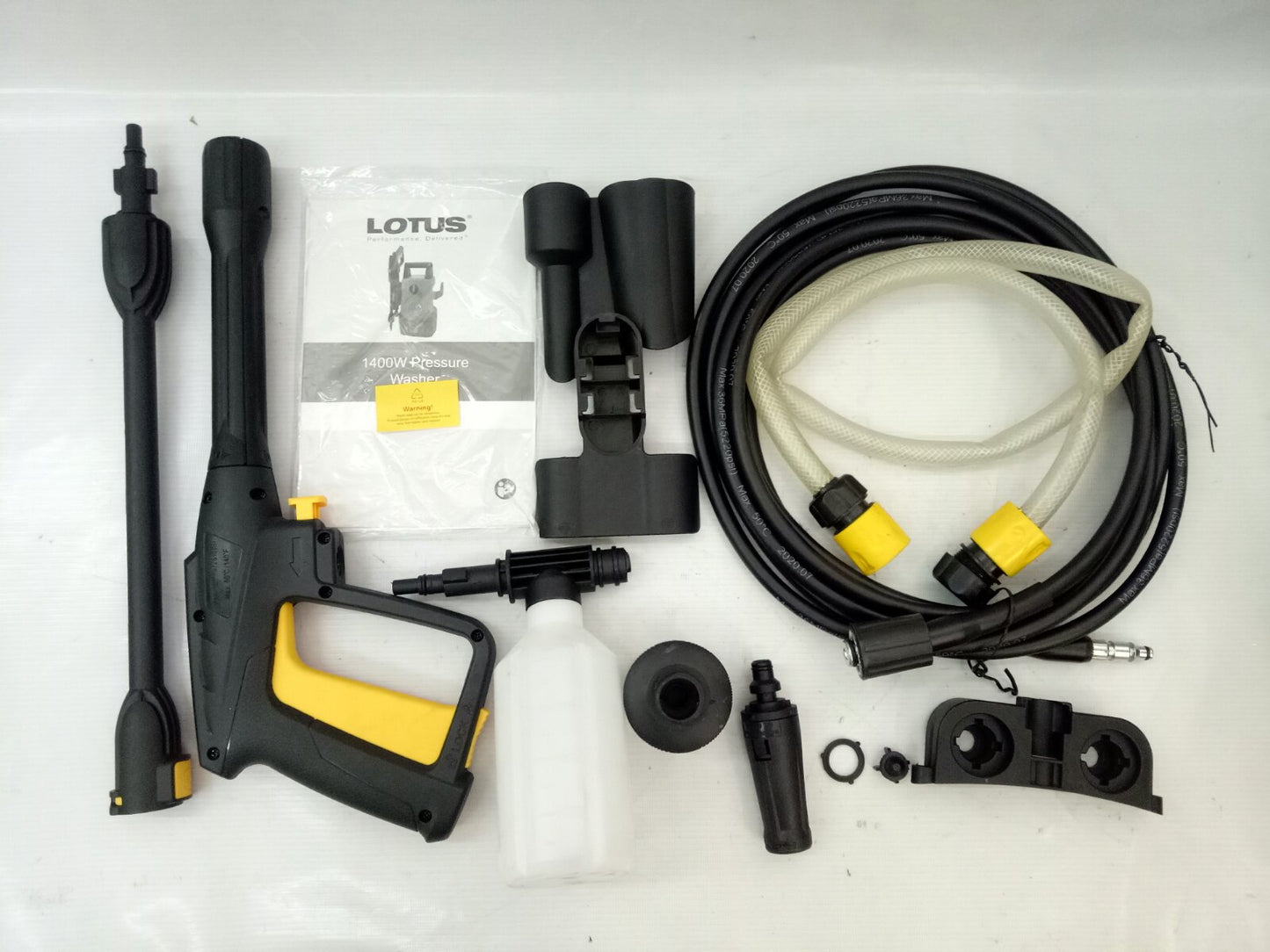 LOTUS LTPW1400C2X Portable Pressure Washer Sprayer 1,400 Watt