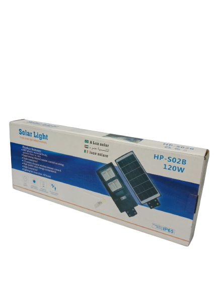 SOLAR LIGHT HP-S02B 120W Solar LED Street Light (120 Watts)