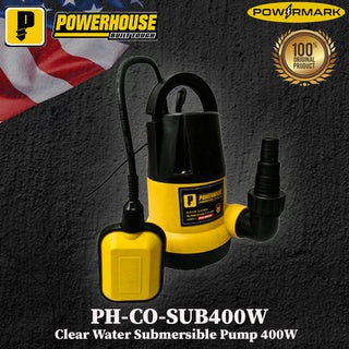 POWERHOUSE PH-CO-SUB400W Clear Water Submersible Pump 400W
