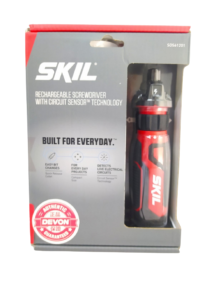 SKIL SD516120 Rechargeable Screwdriver with Circuit Sensor 4V