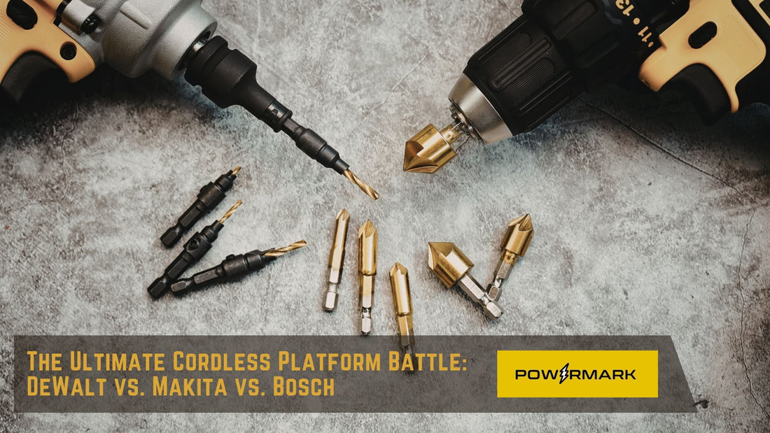The Ultimate Cordless Platform Battle: DeWalt vs. Makita vs. Bosch