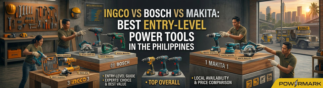 Ingco vs Bosch vs Makita:  Best Entry-Level Power Tools in the Philippines