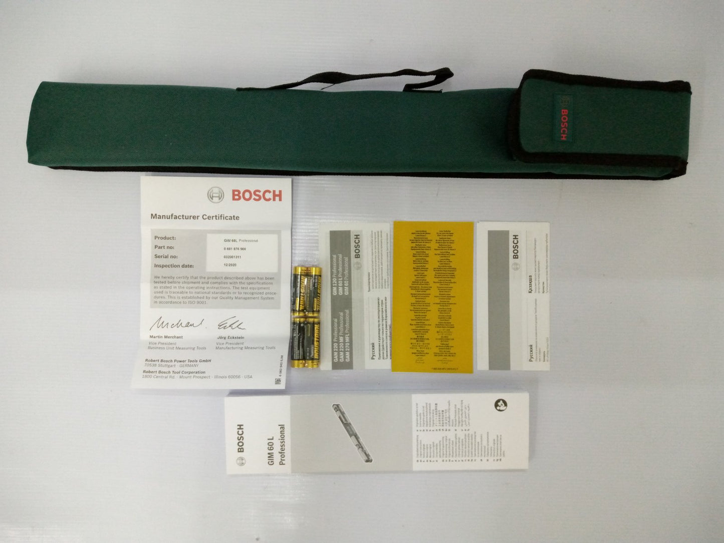 BOSCH GIM 60 L Digital Level / Inclinometer