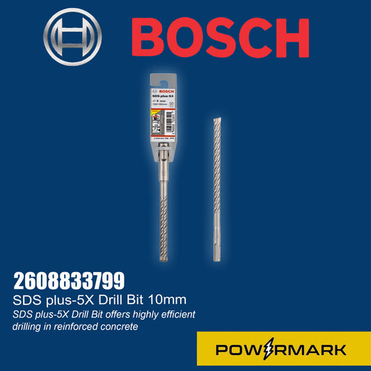 BOSCH 2608833799 SDS plus-5X Drill Bit 10mm