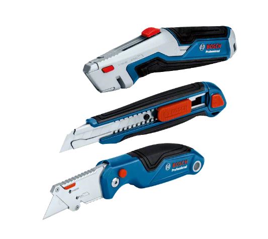 BOSCH 1600A027M4 Professional Retractable Cutter Knife Set